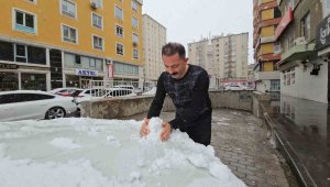 Mart karı Kayseri'yi beyaza bürüdü