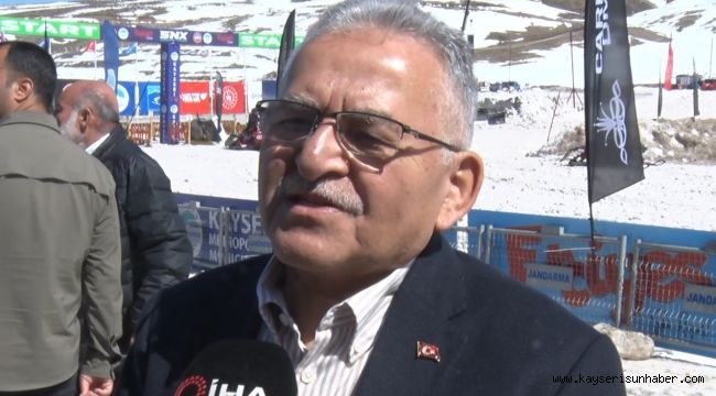Memduh Büyükkılıç: "20 derecenin üzerindeki bir sıcaklıkta Erciyes'te yarışma yapılıyor"