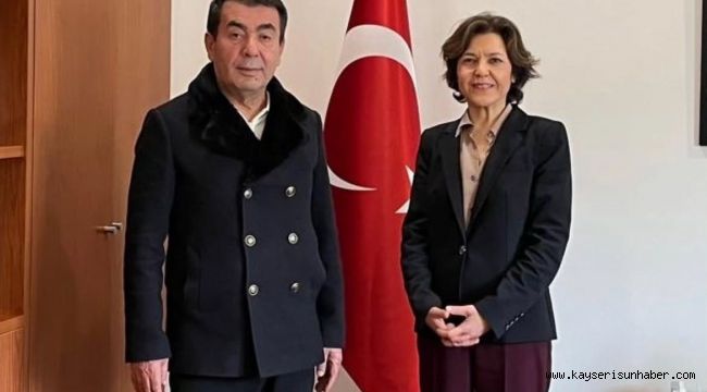 Metin'den Başkonsolos Zeybek'e ziyaret