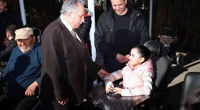 Talas'ta engellilerin yüzü her zaman gülüyor