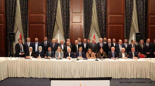 Başkan Büyükkılıç, Ankara'da Yerel Yönetimler Toplantısı'na katıldı