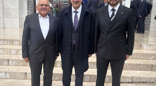 Başkan Büyükkılıç, Cumhurbaşkanı Yardımcısı Yılmaz ile görüştü