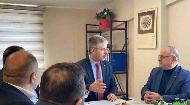 Çopuroğlu, OSB'deki firma sahipleriyle bir araya geldi