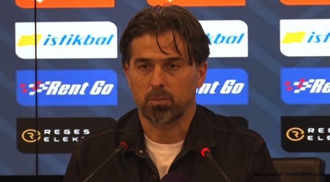 İlhan Palut: "Kaybedecek kadar kötü bir oyun oynamadık"