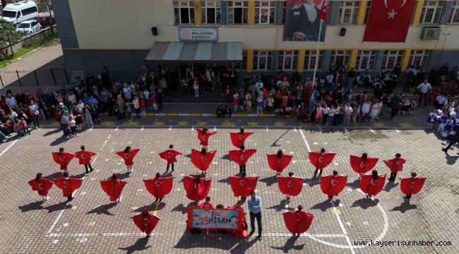 Kayseri'de 23 Nisan coşkusu
