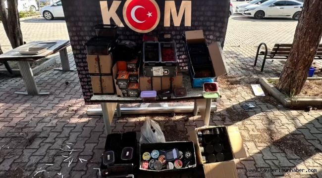 Kayseri'de 58 kilo kaçak tütün ele geçirildi