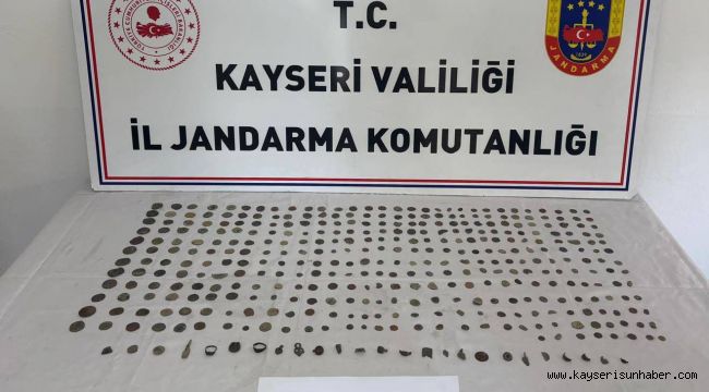 Kayseri'de tarihi eser operasyonu