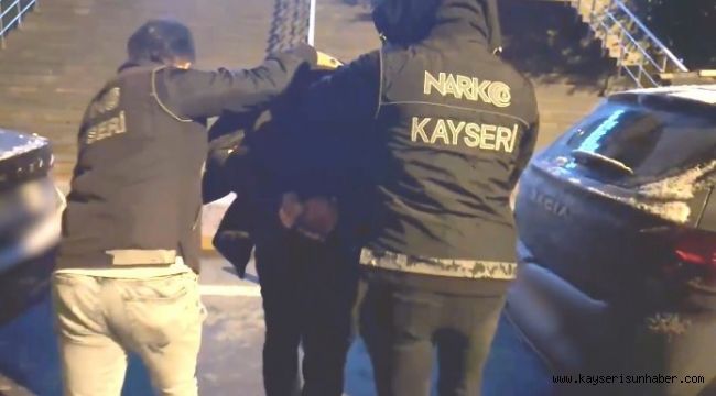 Kayseri'de uyuşturucu operasyonu: 1 gözaltı