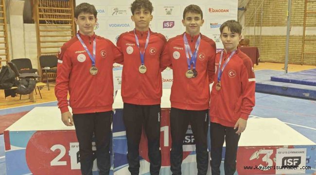 Kayserili sporcudan Sırbistan'da çifte madalya