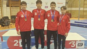 Kayserili sporcudan Sırbistan'da çifte madalya