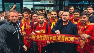 Kayserispor'a coşkulu karşılama
