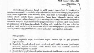 MHP'li Ersoy'dan sağlık hizmeti soru önergesi