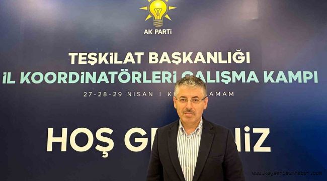 Milletvekili Çopuroğlu, AK Parti Teşkilat Kampına katıldı
