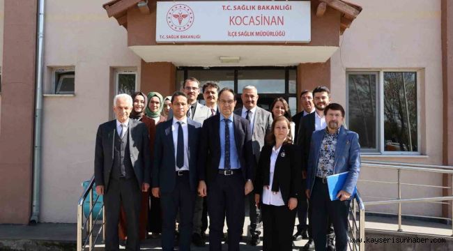 Sağlık Müdürü Erşan'dan Kocasinan'da detaylı hizmet değerlendirmesi