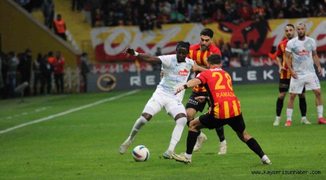 Süper Lig: Kayserispor: 1 - Çaykur Rizesor: 0