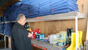 Talas'ta acil durum konteynerleri güven veriyor