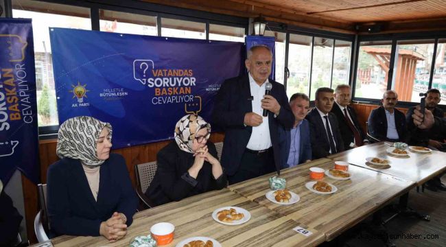 Yahyalı'da Halkla Buluşma Toplantısı'na yoğun ilgi
