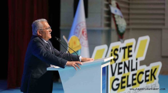 Başkan Büyükkılıç, Bakan Işıkhan ile İş Sağlığı Ve Güvenliği Fuarı Açılış Töreni'ne katıldı