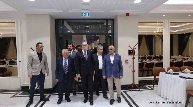 Başkan Büyükkılıç, Bakan Işıkhan'a Mutfak Sanatları Merkezi'ni tanıttı