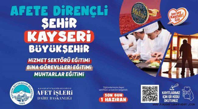 Büyükşehir Afet İşleri'nden acil durumlarda topluma müdahale eğitimi