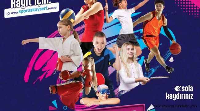 Büyükşehir'de yaz spor okulları kayıtları başladı