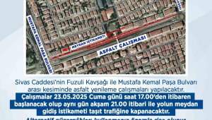 Büyükşehirden sürücülere 'asfalt yenileme' duyurusu