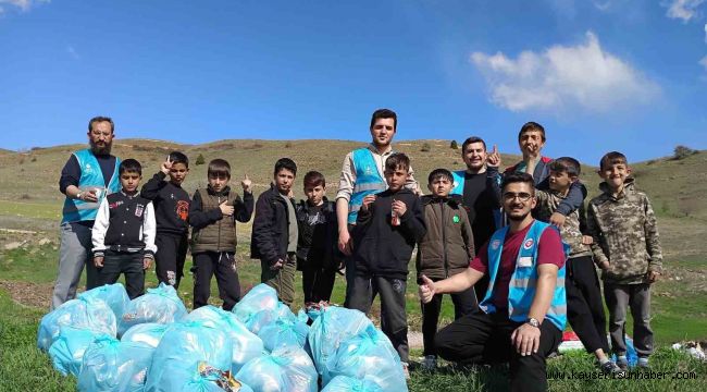 Daha temiz Tomarza için mesire alanları temizlendi