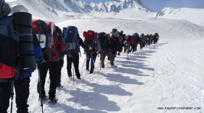Erciyes Dağı'nda 19 Mayıs Erciyes Gençlik Tırmanışı yapılacak