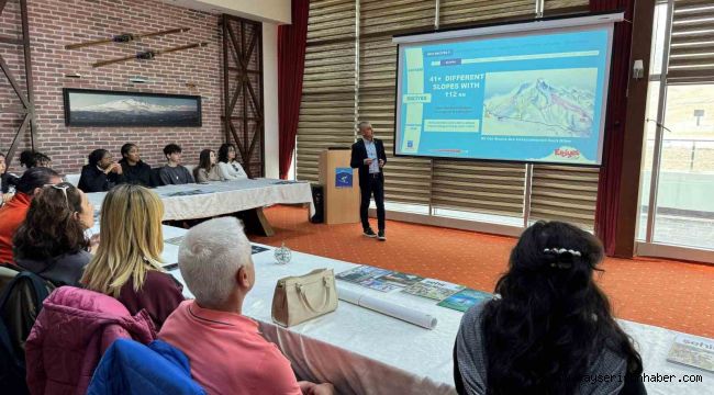 Erciyes, Romanya ve Karayipler'den gelen gençleri hayran bıraktı