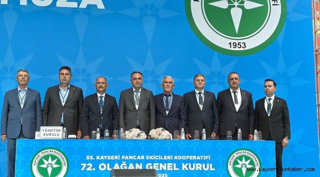 Kayseri Pancar Ekicileri Kooperatifi'nde Akay güven tazeledi