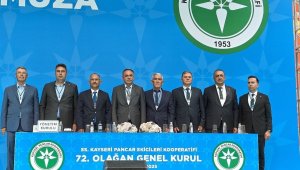 Kayseri Pancar Ekicileri Kooperatifi'nde Akay güven tazeledi