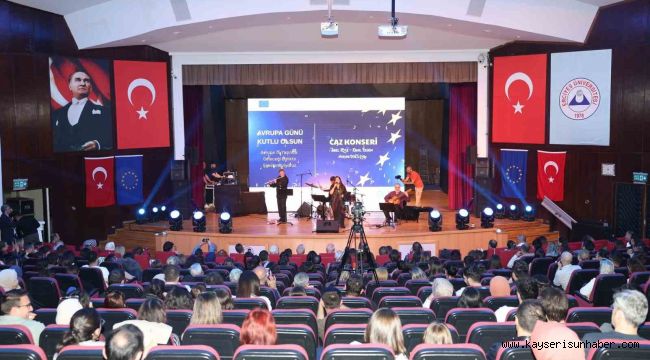 Kayseri'de 'Avrupa Günü' caz konseri ile kutlandı