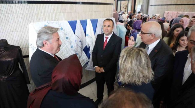 Melikgazi'de el emeği, göz nuru eserler görücüye çıktı