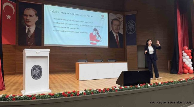 Melikgazi'de personele yönelik aile eğitimi