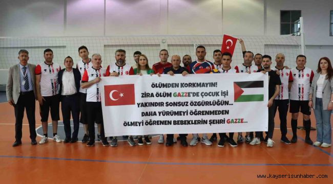 Sağlıkçılardan 'Filistin' hassasiyeti