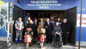 Talas'ta engellilerin yüzünü güldüren tesis