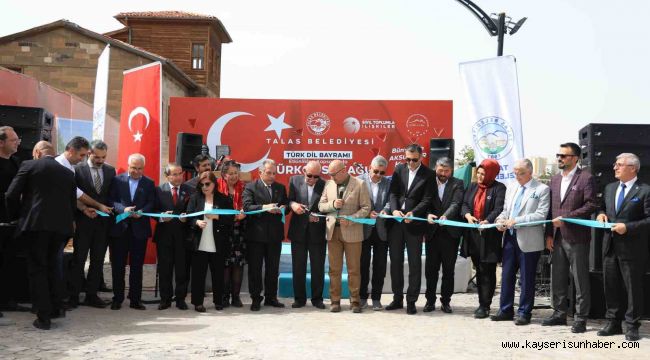 Talas'ta Türkçe Sokağı açıldı