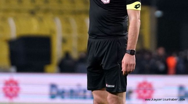 Ümit Öztürk 3. kez Alanyaspor - Kayserispor maçında