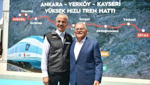 Başkan Büyükkılıç: "Kayseri, yüksek hızlı tren ile Anadolu'nun parlayan yıldızı olacak"