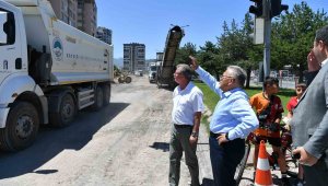 Başkan Büyükkılıç; Seher Bulvarı'ndaki yatırımı yerinde inceledi
