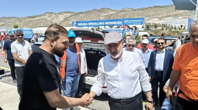 Başkan Çolakbayrakdar'dan Bülbülpınarı Kesim Yeri incelemesi
