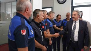 Başkan Palancıoğlu; personel ile bayramlaştı