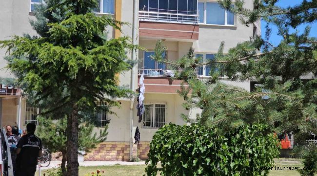 Çamaşır ipi hayat kurtardı
