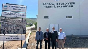 Kayseri Büyükşehir; Yahyalı'da 6 milyon TL'lik tekstil atölyesi yatırımına başladı
