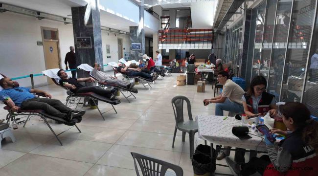 Kayseri Büyükşehir'den kan bağışına anlamlı destek