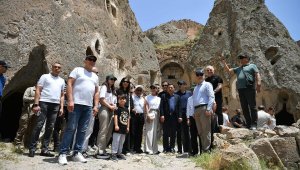 Kayseri protokolü Soğanlı Vadisi'nde buluştu