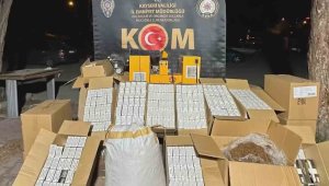 Kayseri'de kaçak tütün operasyonu