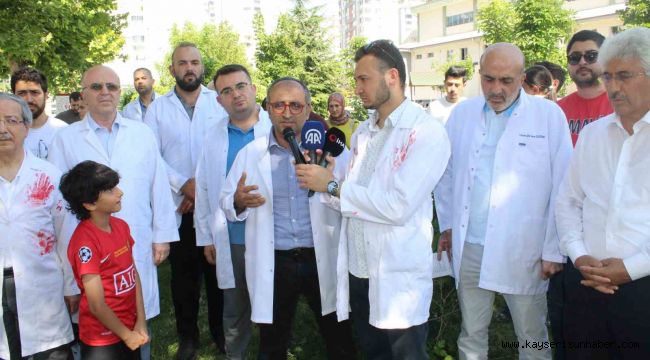 Kayserili hekimler, Gazzeli çocuklar için fidan dikti