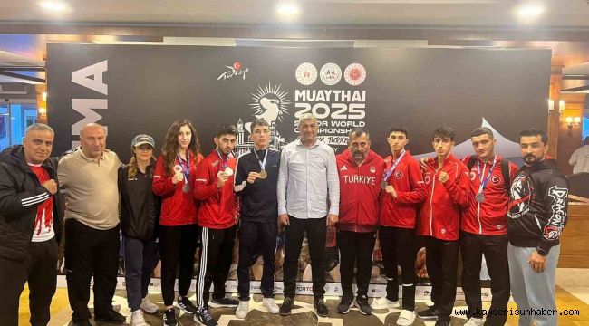 Kayserili Muaythaiciler dünya derecelerine imza attı