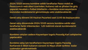Kayserispor, kombine bilet fiyatlarını belirledi
